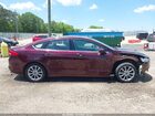2017 Ford Fusion Se Темно-бордовый vin: 3FA6P0H77HR174575