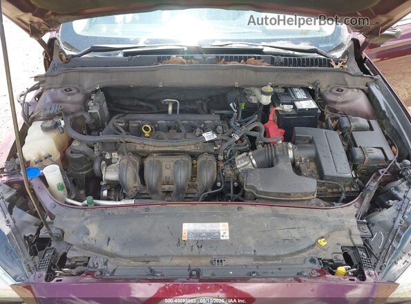 3FA6P0H77HR174575 2017 FORD FUSION Темно-бордовый Вид сзади