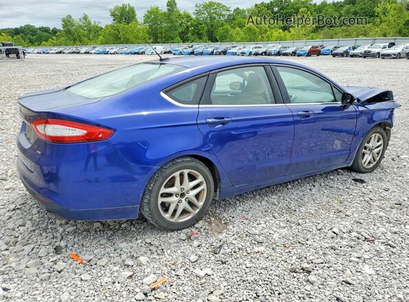 3FA6P0H78GR325941 2016 FORD FUSION Синий Задняя правая четверть