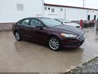 2017 Ford Fusion Se Бордовый vin: 3FA6P0H79HR412331