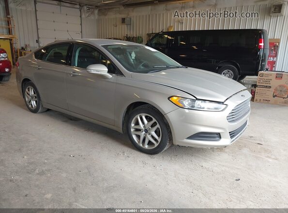 3FA6P0H7XGR104633 2016 FORD FUSION Желто-коричневый Передняя правая четверть