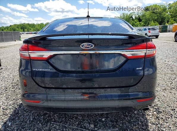 3FA6P0H7XJR126641 2018 FORD FUSION Черный Вид сзади