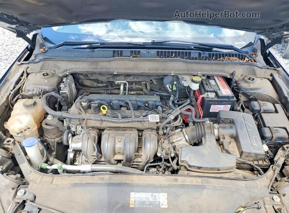 3FA6P0H7XJR126641 2018 FORD FUSION Черный Вид задней части салона