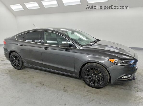 3FA6P0H91HR201626 2017 FORD FUSION Угольный Передняя правая четверть