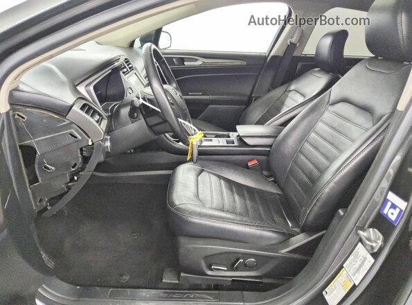 3FA6P0H91HR201626 2017 FORD FUSION Угольный Вид салона спереди