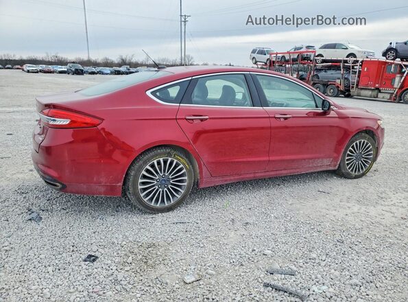 3FA6P0H98HR333900 2017 FORD FUSION Maroon Հետևի աջ