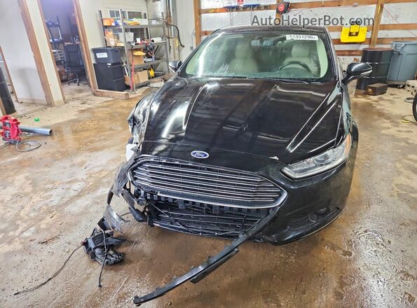 3FA6P0HD0GR289250 2016 FORD FUSION Черный Вид спереди