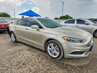 2018 Ford Fusion Se Beige vin: 3FA6P0HD0JR136455