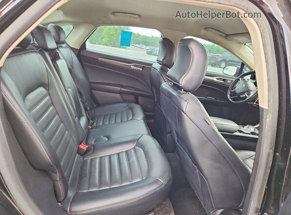 3FA6P0HD0JR229623 2018 FORD FUSION Black Widok tylnych siedzeń
