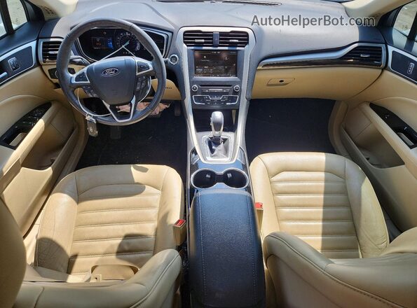 3FA6P0HD1GR206375 2016 FORD FUSION Белый Вид панели приборов
