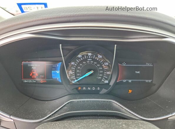 3FA6P0HD1GR214329 2016 FORD FUSION Gray Widok zestawu wskaźników