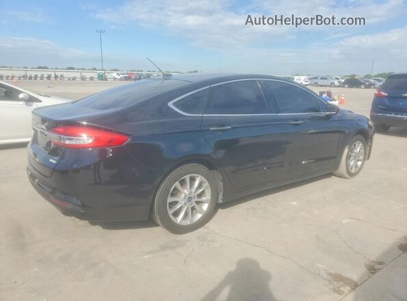 3FA6P0HD1HR128780 2017 FORD FUSION Черный Задняя правая четверть