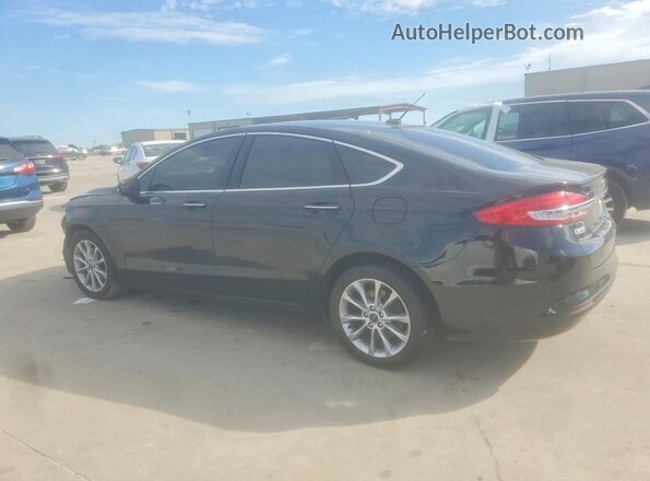 3FA6P0HD1HR128780 2017 FORD FUSION Черный Задняя левая четверть