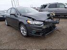 2017 Ford Fusion Se Gray vin: 3FA6P0HD1HR137639