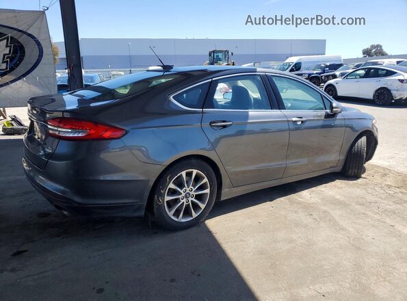 3FA6P0HD1HR145840 2017 FORD FUSION Серый Задняя правая четверть