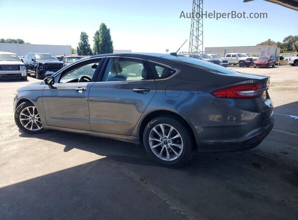 3FA6P0HD1HR145840 2017 FORD FUSION Серый Задняя левая четверть