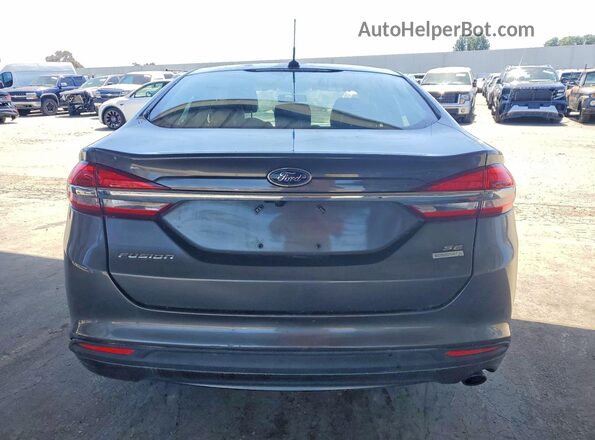 3FA6P0HD1HR145840 2017 FORD FUSION Серый Вид сзади