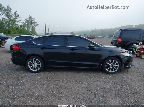 3FA6P0HD1HR398902 2017 FORD FUSION Black Սալոնի հետևի տեսք