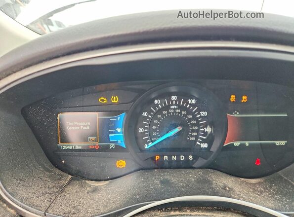 3FA6P0HD1JR197961 2018 FORD FUSION Белый Вид щитка приборов