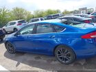 2018 Ford Fusion Se Синий vin: 3FA6P0HD1JR201717