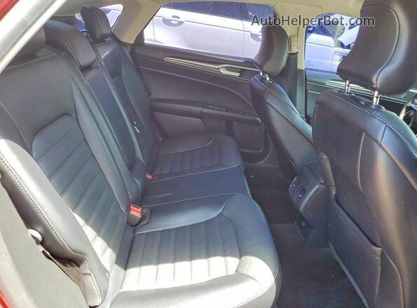 3FA6P0HD1JR259729 2018 FORD FUSION Красный Вид задних сидений