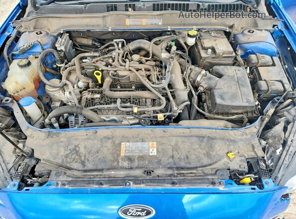 3FA6P0HD1LR227219 2020 FORD FUSION Blue Widok wnętrza z tyłu