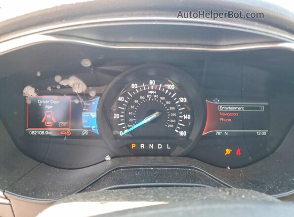 3FA6P0HD1LR264609 2020 FORD FUSION Gray Вид щитка приладів
