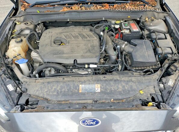 3FA6P0HD2GR162368 2016 FORD FUSION Серый Вид задней части салона