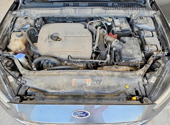 3FA6P0HD2GR268156 2016 FORD FUSION Gray Вид задньої частини салону