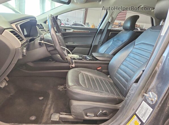 3FA6P0HD2GR268156 2016 FORD FUSION Gray Вид салону спереду