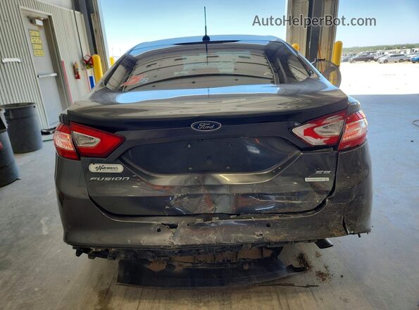 3FA6P0HD2GR268156 2016 FORD FUSION Gray Вид ззаду