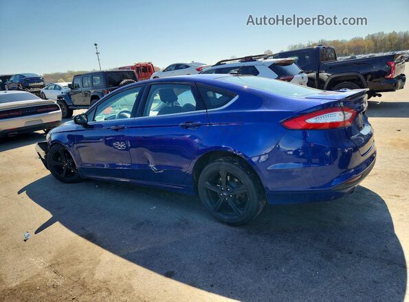 3FA6P0HD2GR322412 2016 FORD FUSION Синий Задняя левая четверть