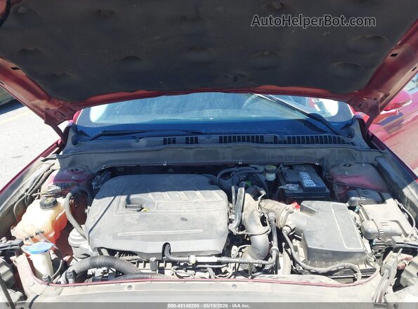 3FA6P0HD2GR384876 2016 FORD FUSION Темно-бордовый Вид сзади