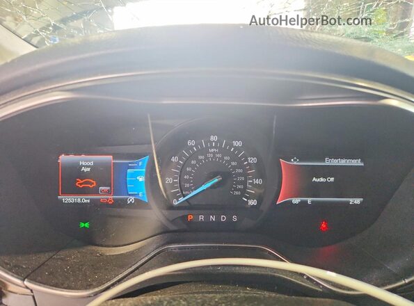 3FA6P0HD2HR145569 2017 FORD FUSION Charcoal Widok zestawu wskaźników