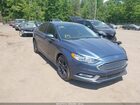 2018 Ford Fusion Se Синий vin: 3FA6P0HD2JR157369