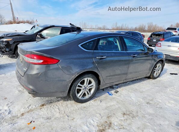 3FA6P0HD2JR175600 2018 FORD FUSION Gray Rear right