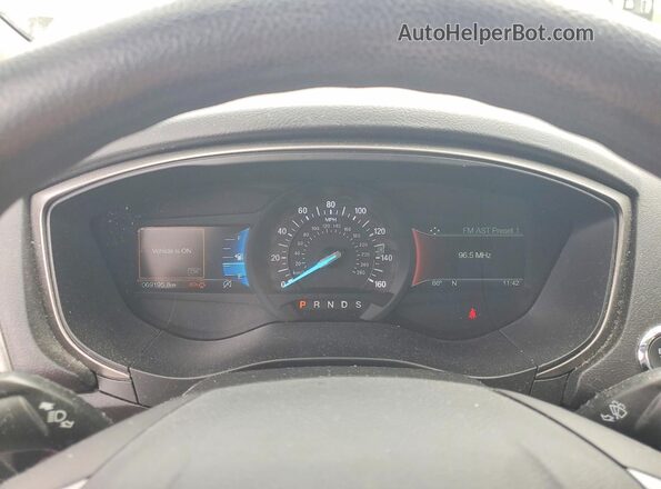 3FA6P0HD2JR199833 2018 FORD FUSION Red Widok zestawu wskaźników