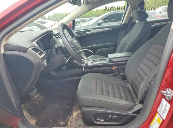 3FA6P0HD2JR199833 2018 FORD FUSION Red Widok wnętrza z przodu