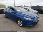 2018 Ford Fusion Se Blue vin: 3FA6P0HD2JR229736