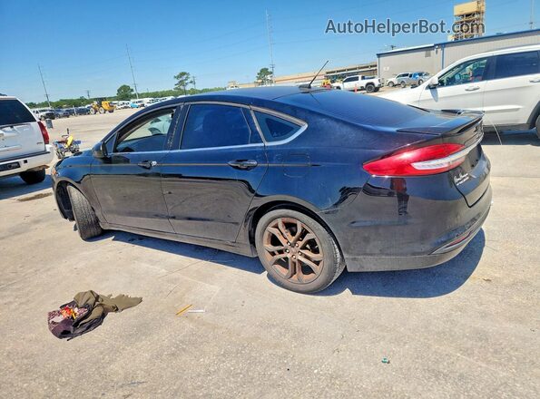 3FA6P0HD2JR265233 2018 FORD FUSION Черный Задняя левая четверть