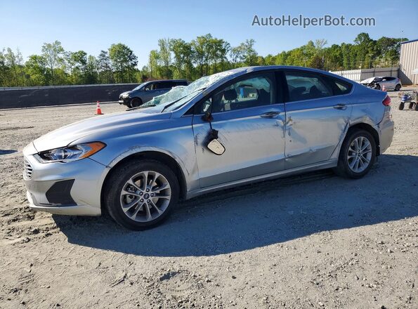 3FA6P0HD2LR143393 2020 FORD FUSION Серебряный Передняя левая четверть