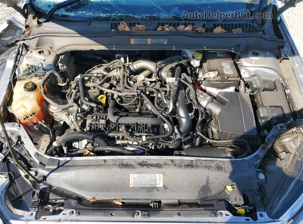 3FA6P0HD2LR143393 2020 FORD FUSION Серебряный Вид задней части салона