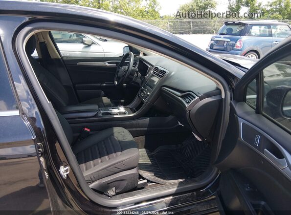3FA6P0HD2LR201177 2020 FORD FUSION Черный Вид салона спереди