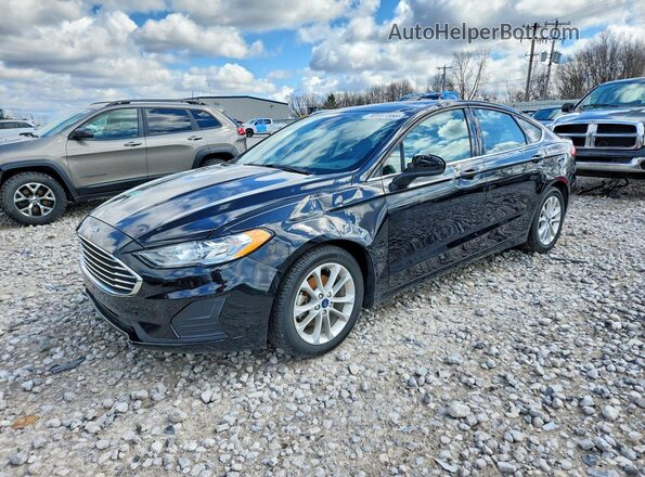 3FA6P0HD2LR223292 2020 FORD FUSION Черный Передняя левая четверть