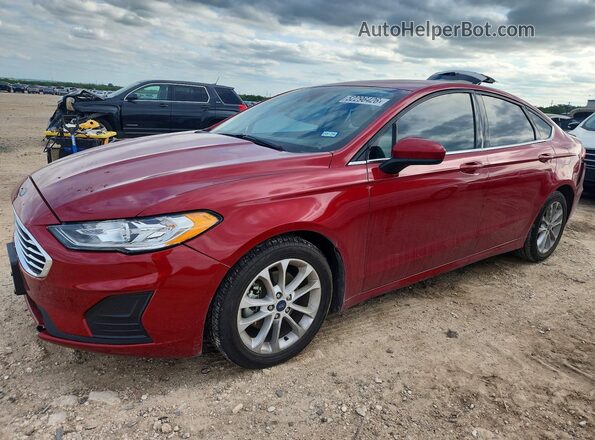 3FA6P0HD2LR234972 2020 FORD FUSION Красный Передняя левая четверть