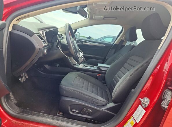3FA6P0HD2LR234972 2020 FORD FUSION Красный Вид салона спереди