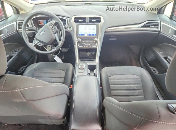 3FA6P0HD2LR234972 2020 FORD FUSION Красный Вид панели приборов