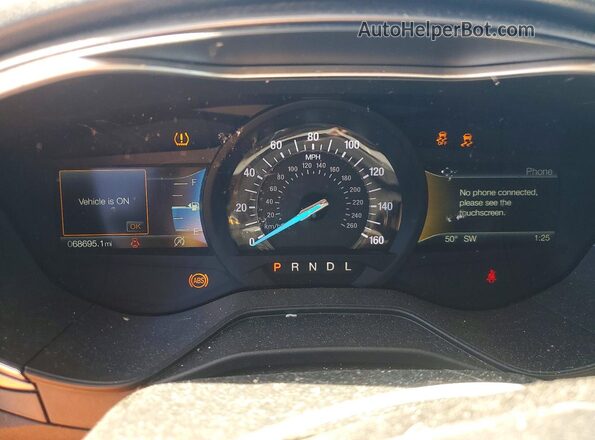 3FA6P0HD2LR257264 2020 FORD FUSION Gray Vista del cuadro de instrumentos