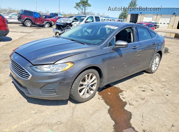 3FA6P0HD2LR257264 2020 FORD FUSION Gray Vista tres cuartos delantera izquierda