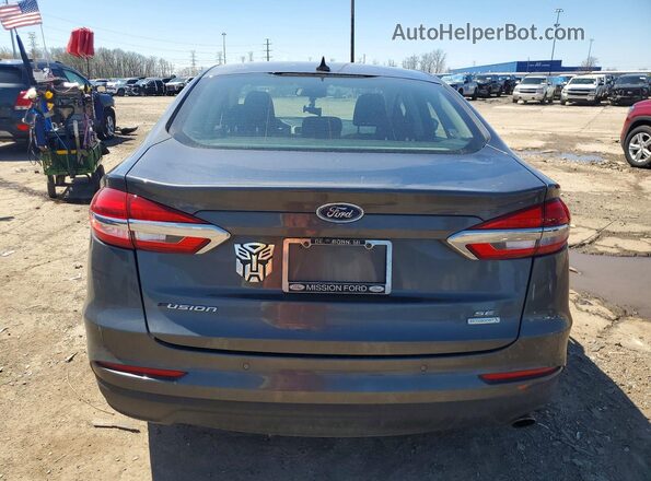 3FA6P0HD2LR257264 2020 FORD FUSION Gray Vista trasera